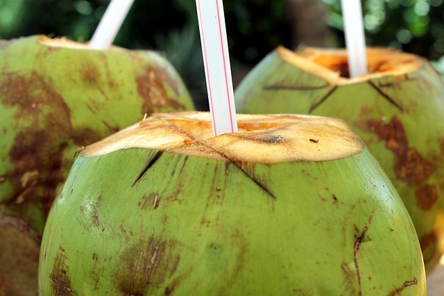 Healthy summer drinks in India - coconut water