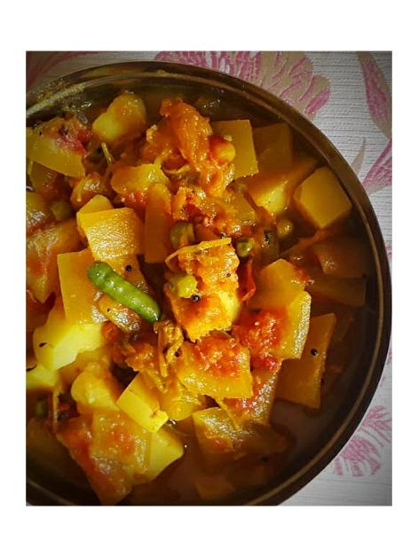 Utilize watermelon rind in 3 easy recipes - non spicy watermelon rind/peel curry