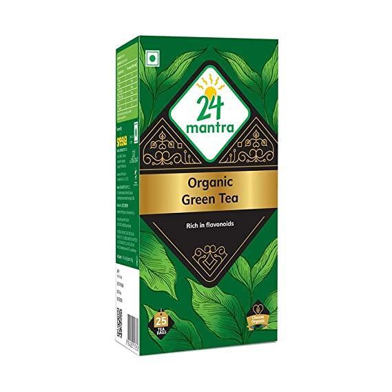 12 Best Green Tea Available in India- 24 letter mantra